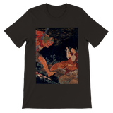 'Kobo Daishi Wards Off A Demon By Reciting The Tantra' by Hokusai, ca. 1840s - T-Shirt