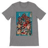 'One Hundred And Eight Heroes of the Shuihuzhuan' (Print 4) by Kuniyoshi, ca. 1830 - T-Shirt