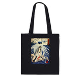 'Hatsuhana Meditating Under The Waterfall', by Kuniyoshi ca. 1842 - Tote Bag