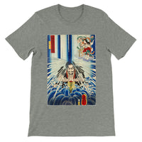 'Mongaku Shonin Under The Nachi Waterfall' by Kuniyoshi, 1860 - T-Shirt