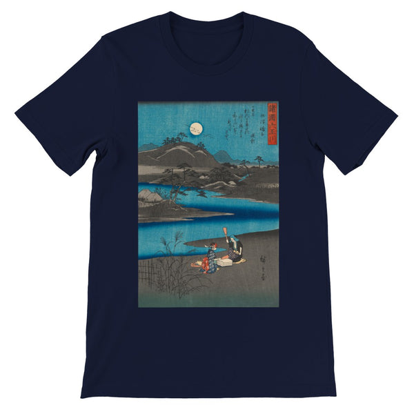 'Washerwomen in Settsu' by Hiroshige, 1857 - T-Shirt