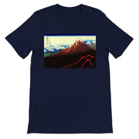 'Storm Beneath the Summit' by Hokusai, ca. 1830 - T-Shirt