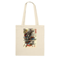 'Sasai Kyuzo Masayasu' by Kuniyoshi, ca. 1850 - Tote Bag