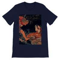 'Kobo Daishi Wards Off A Demon By Reciting The Tantra' by Hokusai, ca. 1840s - T-Shirt