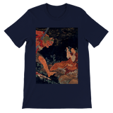 'Kobo Daishi Wards Off A Demon By Reciting The Tantra' by Hokusai, ca. 1840s - T-Shirt