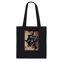 'Mitake: Akushichibyoe Kagekiyo' by Kuniyoshi, 1852 - Tote Bag