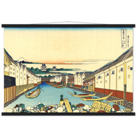 'Nihonbashi Bridge in Edo' by Hokusai, ca. 1830