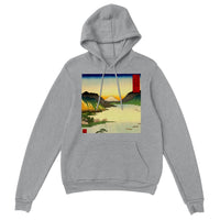 'Lake Suwa, Shinano Province' by Hiroshige, 1858 - Hoodie