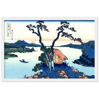 'Lake Suwa in Shinano Province' by Hokusai, ca. 1830