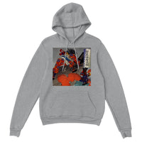 'Taira no Noritsune Duels Minamoto no Yoshitsune' by Yoshitoshi, 1886 - Hoodie