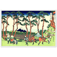 'Hodogaya on the Tokaido Road' by Hokusai, ca. 1830