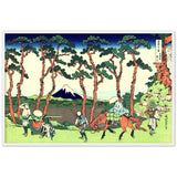 'Hodogaya on the Tokaido Road' by Hokusai, ca. 1830