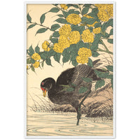 'Cormorant And Kerria Rose' by Imao Keinen, 1891