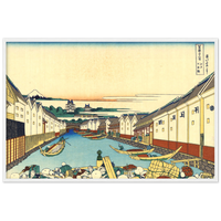 'Nihonbashi Bridge in Edo' by Hokusai, ca. 1830