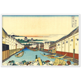 'Nihonbashi Bridge in Edo' by Hokusai, ca. 1830