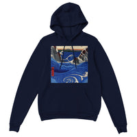 'Awa: Rough Seas At Naruto' by Hiroshige, 1855 - Hoodie