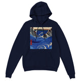 'Awa: Rough Seas At Naruto' by Hiroshige, 1855 - Hoodie