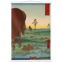 'Kogane Plain in Shimosa Province' by Hiroshige, 1858 - Wall Art