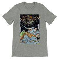 'Minamoto no Yorimitsu Is Attacked By A Demon Spider' by Kuniyoshi, ca. 1820 - T-Shirt