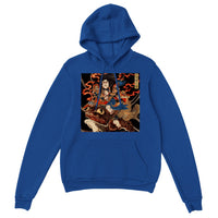 'Tenjiku Tokubei Riding His Fire Toad' by Kuniyoshi, ca. 1828 - Hoodie