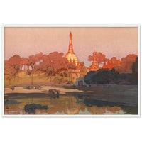 'The Golden Pagoda in Rangoon' by Yoshida Hiroshi, 1931 - Wall Art