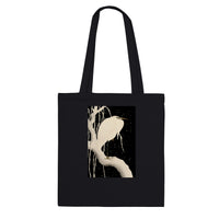 Tote Bag 'White Egret On A Snowy Branch' by Ohara Koson, ca. 1930