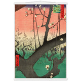 'The Plum Garden in Kameido' by Hiroshige, 1857 - Wall Art