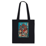 'One Hundred And Eight Heroes of the Shuihuzhuan' (Print 4) by Kuniyoshi, ca. 1830 - Tote Bag