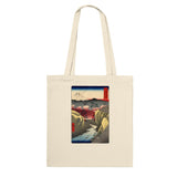 'Inume Pass in Kai Province' by Hiroshige, 1858 - Tote Bag