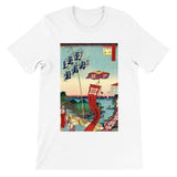 'Kanasugi Bridge and Shibaura' by Hiroshige, 1857 - T-Shirt