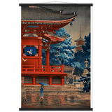 'Rain At Asakusa Kannon Temple' by Tsuchiya Koitsu, 1933