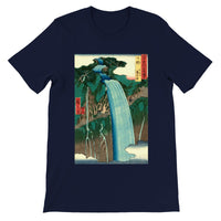 'Shimotsuke: Urami Waterfall on Mount Nikko' by Hiroshige, 1853 - T-Shirt