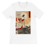 'Emperor Jimmu and the Yata Crow' by Yoshitoshi, 1880 - T-Shirt