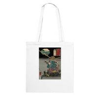 'Musa: Miyamoto Musashi' by Kuniyoshi, 1852 - Tote Bag