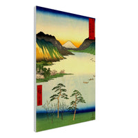 'Lake Suwa, Shinano Province' by Hiroshige, 1858 - Wall Art