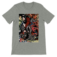 'Miyamoto Musashi Killing A Monster Bat' by Kuniyoshi, ca. 1830 - T-Shirt