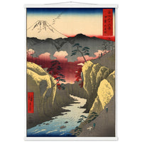 'Inume Pass in Kai Province' by Hiroshige, 1858 - Wall Art