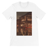 'Kagurazaka Street After A Night Rain' by Yoshida Hiroshi, 1929 - T-Shirt