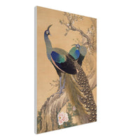 'A Pair Of Peacocks In Spring' by Imao Keinen, 1901 (short version)