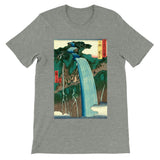 'Shimotsuke: Urami Waterfall on Mount Nikko' by Hiroshige, 1853 - T-Shirt