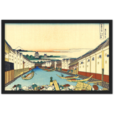 'Nihonbashi Bridge in Edo' by Hokusai, ca. 1830