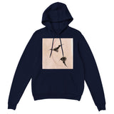 'Bats Against A Crescent Moon' by Hokusai, ca. 1830s - Hoodie