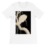 T-shirt 'White Egret On A Snowy Branch' by Ohara Koson, ca. 1930