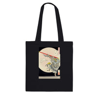 'The Monkey King and the Moon Rabbit' by Yoshitoshi, 1889 - Tote Bag