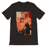 'Kamitsukeno Yatsunada Attacking Saohime's Castle' by Yoshitoshi, 1880 - T-Shirt