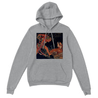 'Kobo Daishi Wards Off A Demon By Reciting The Tantra' by Hokusai, ca. 1840s - Hoodie