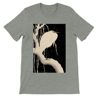 T-shirt 'White Egret On A Snowy Branch' by Ohara Koson, ca. 1930