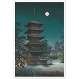 'Asakusa Kinryuzan Temple' by Tsuchiya Koitsu, 1938