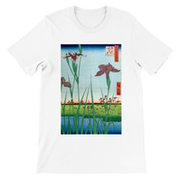 'Horikiri Iris Garden' by Hiroshige, 1857 - T-Shirt