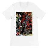 'Miyamoto Musashi Killing A Monster Bat' by Kuniyoshi, ca. 1830 - T-Shirt